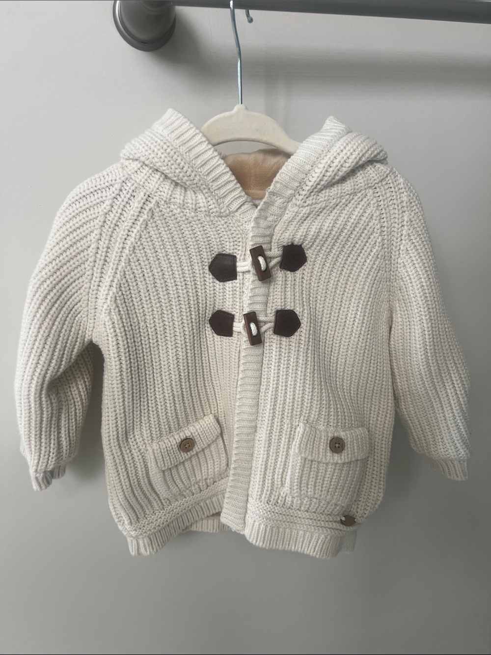 Mayoral Knit Hooded Sweater